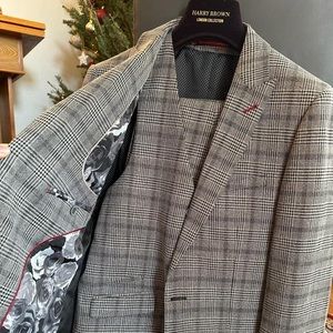 Harry Brown Grey 3 Pc Suit. When you got to strike a balance of quality style.